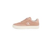 Calvin Klein Damen Cupsole Sneaker Classic Low Mix aus Canvas, Mehrfarbig (Tuscany/Eggshell), 39