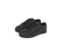 Sneaker CALVIN KLEIN JEANS "CLASSIC CUPSOLE LOW OHB", Herren, Gr. 39, schwarz, Leder, Lederimitat, unifarben, Schuhe Sneaker, Freizeitschuh, Halbschuh, Schnürschuh in klassischer Optik (39676730-39) s