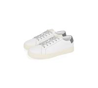 Sneaker CALVIN KLEIN JEANS "CLASSIC CUPSOLE LOW OHB", Herren, Gr. 47, weiß, Leder, Lederimitat, Schuhe Sneaker, Freizeitschuh, Halbschuh, Schnürschuh in klassischer Optik (46491625-47) weiß