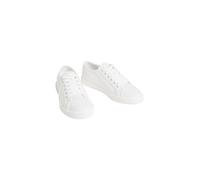 Sneaker CALVIN KLEIN JEANS "ESS VULC LOW CV MG WN", Damen, Gr. 36, weiß, Textil, unifarben, Schuhe Sneaker, Halbschuh, Freizeitschuh, Schnürschuh in Retro-Optik (55164341-36) weiß