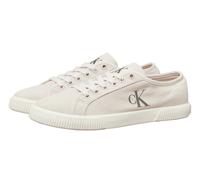 Sneaker CALVIN KLEIN JEANS "ESS VULC LOW CV MG WN", Damen, Gr. 41, creme, Textil, Schuhe Sneaker, Halbschuh, Freizeitschuh, Schnürschuh in Retro-Optik (46566236-41) creme