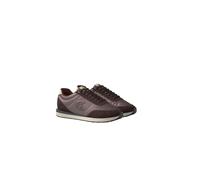Sneaker CALVIN KLEIN JEANS "RETRO RUNNER ESS MIX MAT", Herren, Gr. 45, bordeaux, rot, Leder, Textil, unifarben mit Farbeinsatz, Schuhe Sneaker, Runner-Sneaker, Freizeitschuh, Halbschuh mit seitlichem
