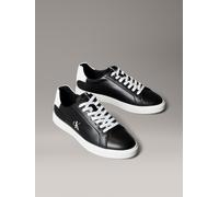Calvin Klein Damen Cupsole Sneaker Low Pro aus Leder, Schwarz (Black), 41