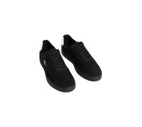 Sneaker CALVIN KLEIN "LOW PROF CUPSOLE CV", Herren, Gr. 42, schwarz, weiß, Leder, Textil, unifarben mit Farbeinsätzen, Basic, Schuhe Sneaker, Freizeitschuh, Halbschuh, Schnürer mit CK-Logo (77885368-4
