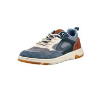 Sneaker CAMEL ACTIVE "camel active Sneaker Leder/Textil", Herren, Gr. 44, blau (blau, beige), Leder, Textil, Schuhe Sneaker (51565050-44) blau, beige