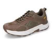 Sneaker CAMEL ACTIVE, Damen, Gr. 40, grün (khaki), Nubukleder, Textil, Schuhe Sneaker, Chunky Sneaker, Schnürschuh, Freizeitschuh mit Schnürung (82569336-40) khaki