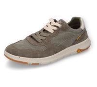 Sneaker CAMEL ACTIVE, Herren, Gr. 42, grün (khaki), Veloursleder, Textil, sportlich, Schuhe, Schnürschuh, Freizeitschuh, Chunky Sneaker mit Jeansoptik (49860465-42) khaki