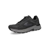 Sneaker CAMEL ACTIVE, Herren, Gr. 40, grau (dunkelgrau, grau), Leder, Textil, Schuhe Sneaker, Schnürschuh, Freizeitschuh mit Logoverzierung (99196145-40) dunkelgrau, grau