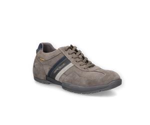 Sneaker CAMEL ACTIVE, Herren, Gr. 41, grau, multi, Leder, Schuhe Sneaker, Trekkingschuh, Freizeitschuh, Schnürschuh mit Profilsohle (51987003-41) grau, multi