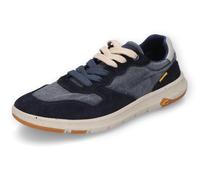 Sneaker CAMEL ACTIVE, Herren, Gr. 42, blau (navy), Veloursleder, Textil, sportlich, Schuhe, Schnürschuh, Freizeitschuh, Chunky Sneaker mit Jeansoptik (19150220-42) navy
