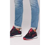 Sneaker CAMP DAVID, Damen, Gr. 41, blau, Glattleder, Synthetik, Textil, Veloursleder, Strukturmuster, Schuhe Sneaker, mit reflektierendem Logo (61457354-41) blau