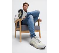 Camp David Herren Urban Sneaker im Materialmix mit Logo-Sohle Ivory, 42