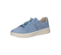Sneaker CAPRICE "Caprice Sneaker Veloursleder", Damen, Gr. 40, mittelblau, Veloursleder, Schuhe Sneaker (57834529-40) mittelblau