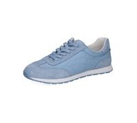 Sneaker CAPRICE "Caprice Sneaker Veloursleder/Textil", Damen, Gr. 39, mittelblau, Textil, Veloursleder, Schuhe Sneaker (17244765-39) mittelblau