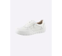 Sneaker CAPRICE, Damen, Gr. 39, weiß, Glattleder, Textil, Schuhe Sneaker (49948357-39) weiß