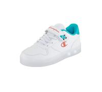 Sneaker CHAMPION "GLW B PS", Damen, Gr. 34, wht, dtq, koi, Synthetik, Schuhe Sneaker, mit cooler Blinkfunktion (50922520-34) wht, dtq, koi