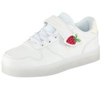 Sneaker CHAMPION "GLW G PS", Damen, Gr. 28, wht, natl, Synthetik, Schuhe Sneaker, mit cooler Blinkfunktion (42274216-28) wht, natl