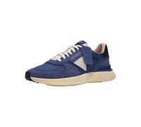 Sneaker CLARKS "Clarks Sneaker Veloursleder/Textil", Herren, Gr. 41,5, blau, Textil, Veloursleder, Schuhe Sneaker (82105707-41,5)