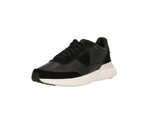 Sneaker CLARKS "Craft Pace", Herren, Gr. 41, schwarz, Leder, Schuhe Sneaker, mit Retro-Touch und weichem Fußbett (21415751-41) schwarz