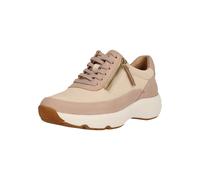 Sneaker CLARKS "Tivoli", Damen, Gr. 42, beige, Leder, Schuhe Sneaker, im leichten Design mit praktischem Reißverschluss (52461616-42) beige