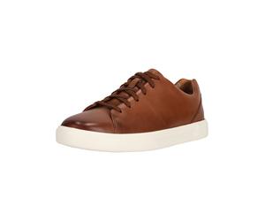 Sneaker CLARKS "Un Costa Lace", Herren, Gr. 40, braun, Leder, Schuhe Sneaker, mit bequemem konturiertem Fußbett (31422055-40) braun