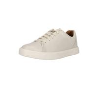 Sneaker CLARKS "Un Costa Lace", Herren, Gr. 40, weiß, Leder, Schuhe Sneaker, im schlichten Look mit Barfußkomfort (33654743-40) weiß