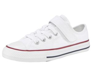Sneaker CONVERSE "CHUCK TAYLOR ALL STAR 1V EASY-ON Ox", Kinder, Gr. 32, weiß, Textil, Schuhe Skaterschuh Canvassneaker Sneaker low, mit Klettverschluss (56083549-32) weiß