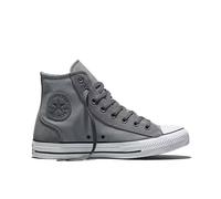 Sneaker CONVERSE "CHUCK TAYLOR ALL STAR CANVAS & SUE", Herren, Gr. 39, grau (schwarzer grau, schwarz matter, weiß), Leder, Textil, Schuhe Sneaker (30764560-39) schwarzer grau, schwarz matter, weiß