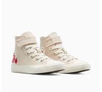 Sneaker CONVERSE "CHUCK TAYLOR ALL STAR CHECKERED ACC", Mädchen, Gr. 33, light dune, egret, rot, Textil, Schuhe Sneaker (36148531-33) light dune, egret, rot