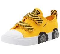 Sneaker CONVERSE "CHUCK TAYLOR ALL STAR CONSTRUCTION TRUCK EASY-ON", Damen, Gr. 25, schwarz-weiß (amarillo, schwarz, weiß), Textil, Schuhe Sneaker, für Kinder (37809126-25) amarillo, schwarz, weiß