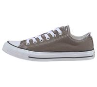 Sneaker CONVERSE "Chuck Taylor All Star Core Ox", Damen, Gr. 43, schwarz (charcoal), Textil, Schuhe Skaterschuh Canvassneaker Sneaker low, Topseller (451741-43) charcoal