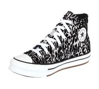 Sneaker CONVERSE "CHUCK TAYLOR ALL STAR EVA LIFT", Jungen, Gr. 38,5, frozen thistle, weiß, schwarz, Textil, gemustert, Schuhe Sneaker (43519157-38,5) frozen thistle, weiß, schwarz