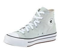Sneaker CONVERSE "CHUCK TAYLOR ALL STAR EVA LIFT PLAT", Jungen, Gr. 38,5, rainwashed grau, weiß, Textil, Schuhe Sneaker (51475714-38,5) rainwashed grau, weiß