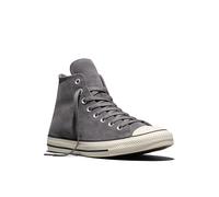 Sneaker CONVERSE "Chuck Taylor All Star", Herren, Gr. 41, Synthetik, schwarzer grau, egret, schwarz, Leder, Schuhe Sneaker, aus Wildleder (91094856-41) schwarzer grau, egret, schwarz