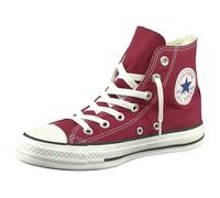 CONVERSE Herren Sneaker 'Chuck Taylor All Star Hi' dunkelrot / weiß, Größe 6,5, 3448100 Dunkelrot / Weiß 39,5