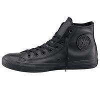 Sneaker CONVERSE "Chuck Taylor All Star Hi Monocrome Leather", Gr. 36,5, schwarz, Leder, Schuhe Skaterschuh Sneakerboots Canvassneaker Sneaker high, Topseller (470618-36,5) schwarz
