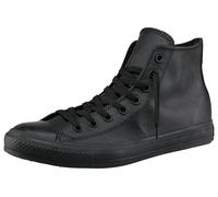 Sneaker CONVERSE "Chuck Taylor All Star Hi Monocrome Leather", Gr. 42, schwarz, Leder, Schuhe Skaterschuh Sneakerboots Canvassneaker Sneaker high (470618-42) schwarz