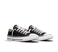 Sneaker CONVERSE "CHUCK TAYLOR ALL STAR LEOPARD TRIM", Damen, Gr. 36,5, schwarz-weiß (schwarz, hay day, weiß), Textil, Schuhe Sneaker (24010629-36,5) schwarz, hay day, weiß