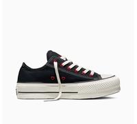 Sneaker CONVERSE "CHUCK TAYLOR ALL STAR LIFT", Damen, Gr. 37,5, schwarz, egret, days ahead, Textil, Schuhe Sneaker, Valentine Love Edition (55712657-37,5) schwarz, egret, days ahead