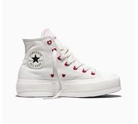 Sneaker CONVERSE "CHUCK TAYLOR ALL STAR LIFT", Damen, Gr. 39, vintage weiß, egret, days ahead, Textil, Schuhe Sneaker, Valentine, Love Edition (51957604-39) vintage weiß, egret, days ahead