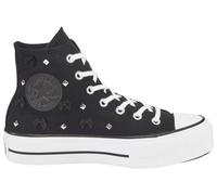 Sneaker CONVERSE "CHUCK TAYLOR ALL STAR LIFT", Damen, Gr. 41, schwarz-weiß (schwarz, silber, weiß), Textil, Schuhe Sneaker (85434509-41) schwarz, silber, weiß