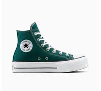 Sneaker CONVERSE "CHUCK TAYLOR ALL STAR LIFT", Gr. 41, schwarzly jaded, weiß, schwarz, Textil, Schuhe (86614917-41) schwarzly jaded, weiß, schwarz