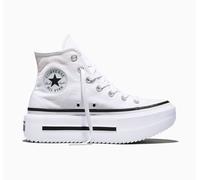 Sneaker CONVERSE "CHUCK TAYLOR ALL STAR LIFT DOUBLE", Damen, Gr. 40, weiß, schwarz, weiß, Textil, Schuhe Sneaker (59332617-40) weiß, schwarz, weiß
