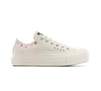 Sneaker CONVERSE "CHUCK TAYLOR ALL STAR LIFT FLORAL EMBROIDERY LOW TOP", Gr. 42, egret, sugar berry, cactus bud, Textil, sportlich, Schuhe (66789007-42) egret, sugar berry, cactus bud