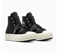 Sneaker CONVERSE "CHUCK TAYLOR ALL STAR LIFT", Herren, Gr. 38, schwarz, silber, egret, Textil, Schuhe Sneaker (76973232-38) schwarz, silber, egret