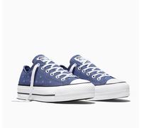 Sneaker CONVERSE "CHUCK TAYLOR ALL STAR LIFT PLATFOR", Damen, Gr. 37,5, indigo storm, very peri, weiß, Textil, Schuhe Sneaker (45186100-37,5) indigo storm, very peri, weiß