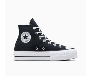 Sneaker CONVERSE "CHUCK TAYLOR ALL STAR LIFT PLATFORM CANVAS", Herren, Gr. 39,5, schwarz-weiß (schwarz, weiß, weiß), Textil, Schuhe Sneaker (71933149-39,5) schwarz, weiß, weiß