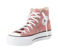 Sneaker CONVERSE "CHUCK TAYLOR ALL STAR LIFT PLATFORM", Damen, Gr. 39, beige (light saddle, natural ivory), Textil, Schuhe Sneaker (82860839-39) light saddle, natural ivory