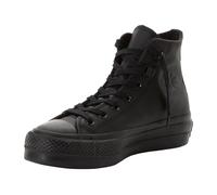 Sneaker CONVERSE "CHUCK TAYLOR ALL STAR LIFT PLATFORM LEATHER", Herren, Gr. 38, schwarz (schwarz, schwarz, schwarz), Leder, Schuhe (41431326-38) schwarz, schwarz, schwarz