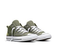 Sneaker CONVERSE "CHUCK TAYLOR ALL STAR MALDEN STREET EASY-ON COLOR POP", Jungen, Gr. 38, utility, in the weeds, weiß, Textil, Schuhe Sneaker, für Jugendliche, für Alltag und Freizeit, sportlicher Sti